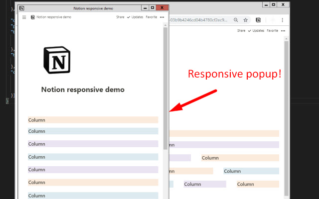 Faster and Responsive Popup Preview