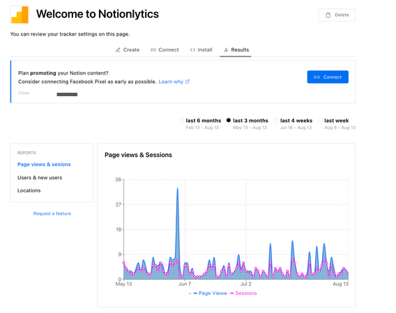 Notionlytics Preview