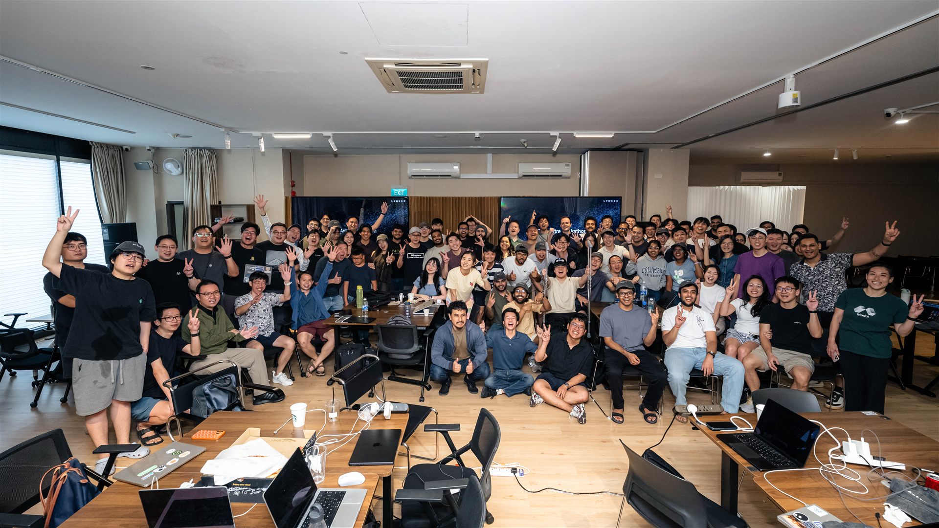 OpenAI Developer Hackathon 2026 participants gathering after the event